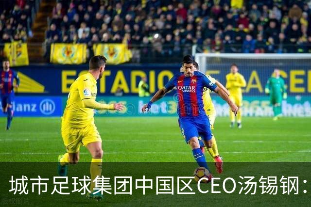 城市足球集团中国区CEO汤锡钢：中国最缺的是社区足球